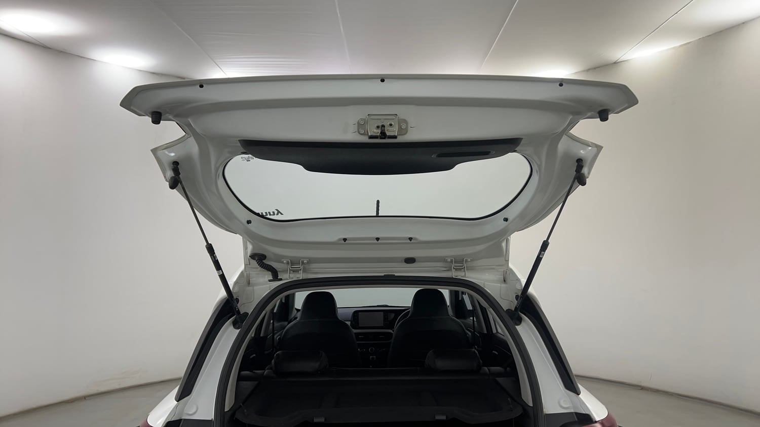 Used 2024 Hyundai Exter S 1.2 MT Petrol Manual interior DICKY DOOR OPEN VIEW
