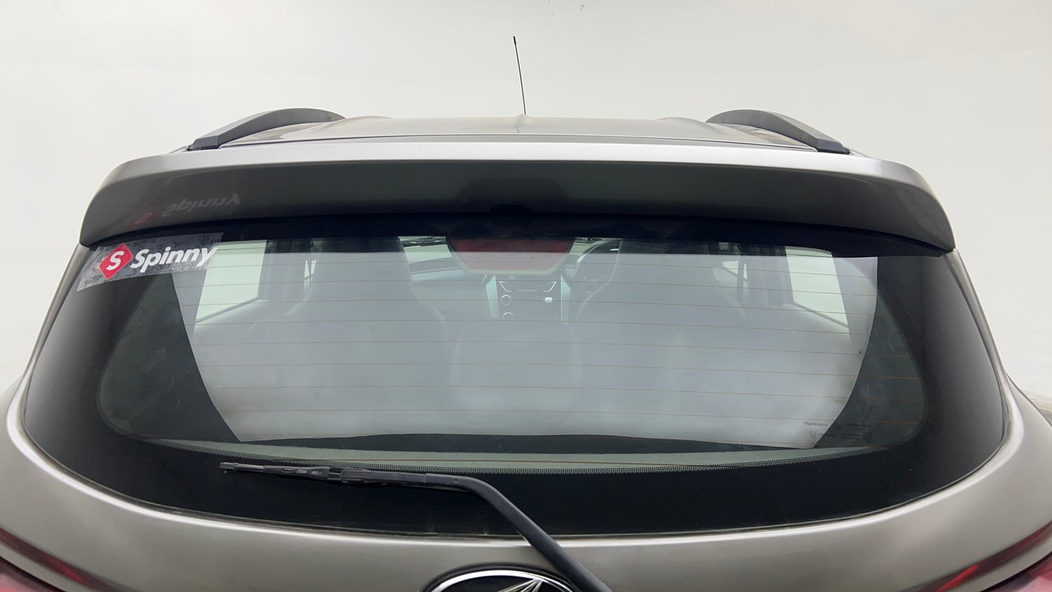 Used 2017 Mahindra KUV100 K6 6 STR Petrol Manual exterior BACK WINDSHIELD VIEW