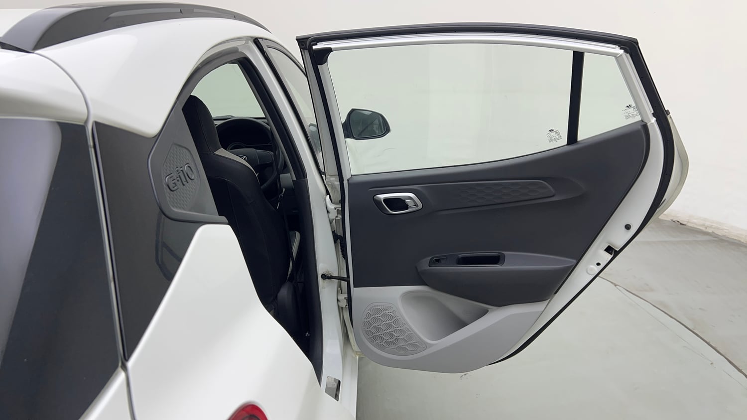 Used 2020 Hyundai Grand i10 Nios Asta 1.2 Kappa VTVT Petrol Manual interior RIGHT REAR DOOR OPEN VIEW
