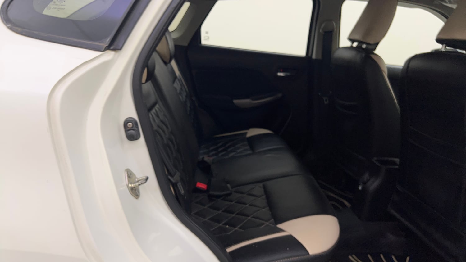 Used 2021 Maruti Suzuki Baleno Delta Petrol Manual interior RIGHT SIDE REAR DOOR CABIN VIEW
