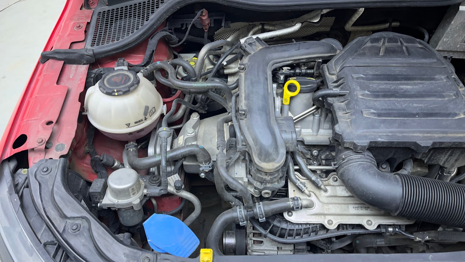 Used 2021 Skoda Rapid Style Petrol Manual engine ENGINE RIGHT SIDE VIEW
