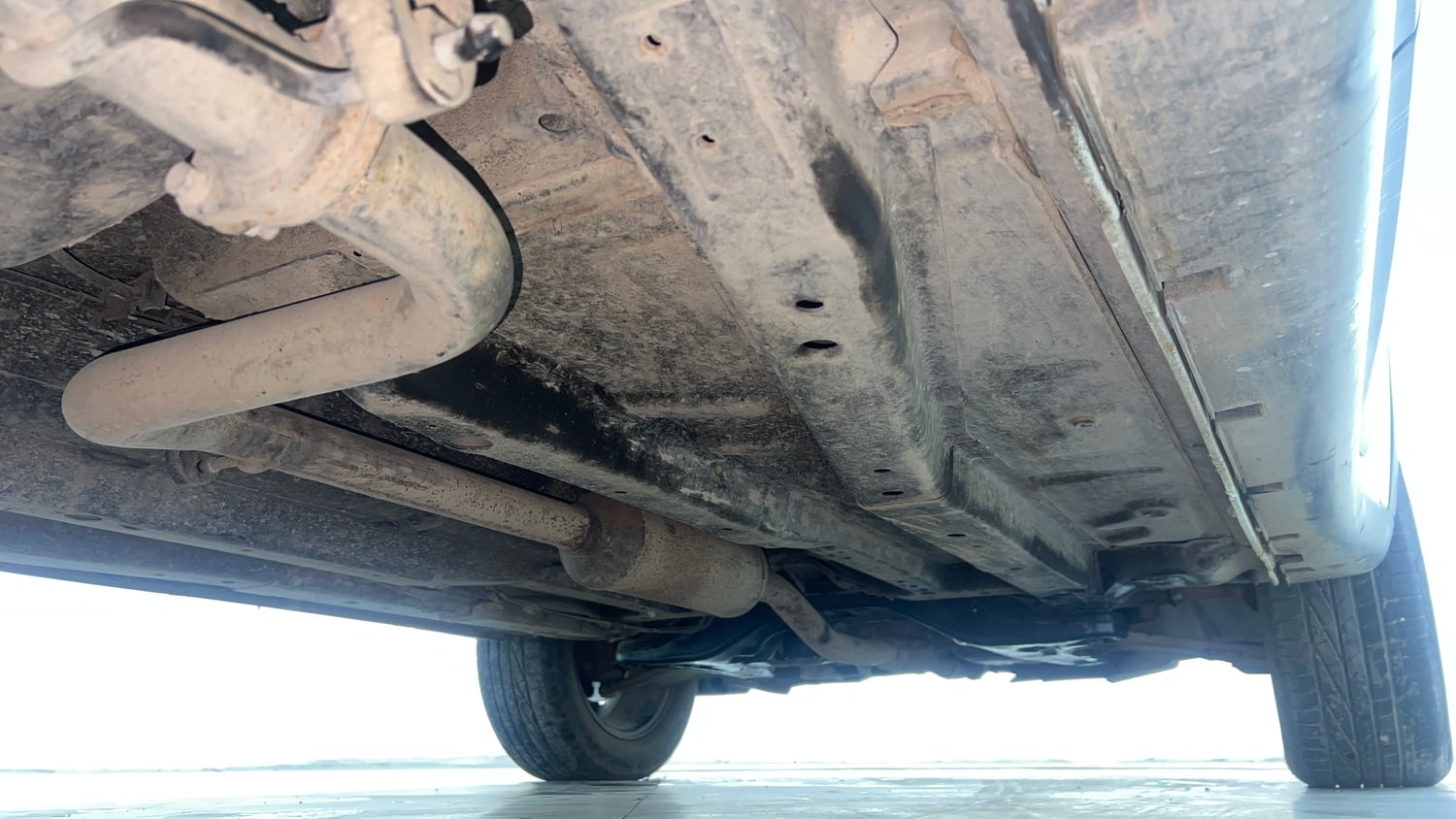Used 2022 Tata Nexon XZA Plus (O) Petrol Automatic extra REAR RIGHT UNDERBODY VIEW