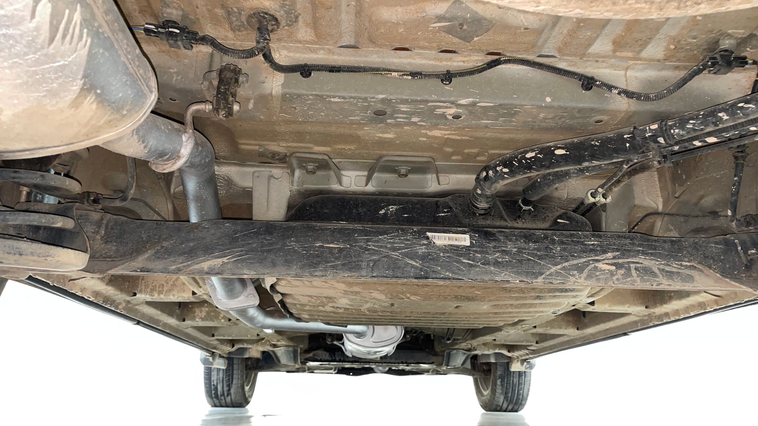 Used 2021 MG Motors Hector Shine 1.5 Petrol Turbo CVT Petrol Automatic extra REAR UNDERBODY VIEW (TAKEN FROM REAR)