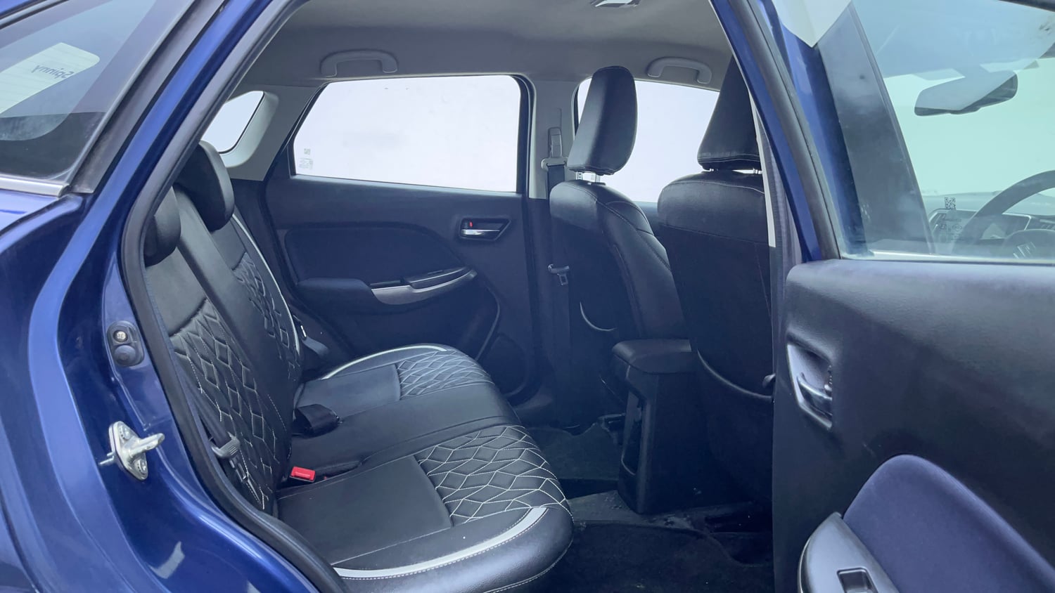 Used 2020 Maruti Suzuki Baleno Zeta Petrol Manual interior RIGHT SIDE REAR DOOR CABIN VIEW