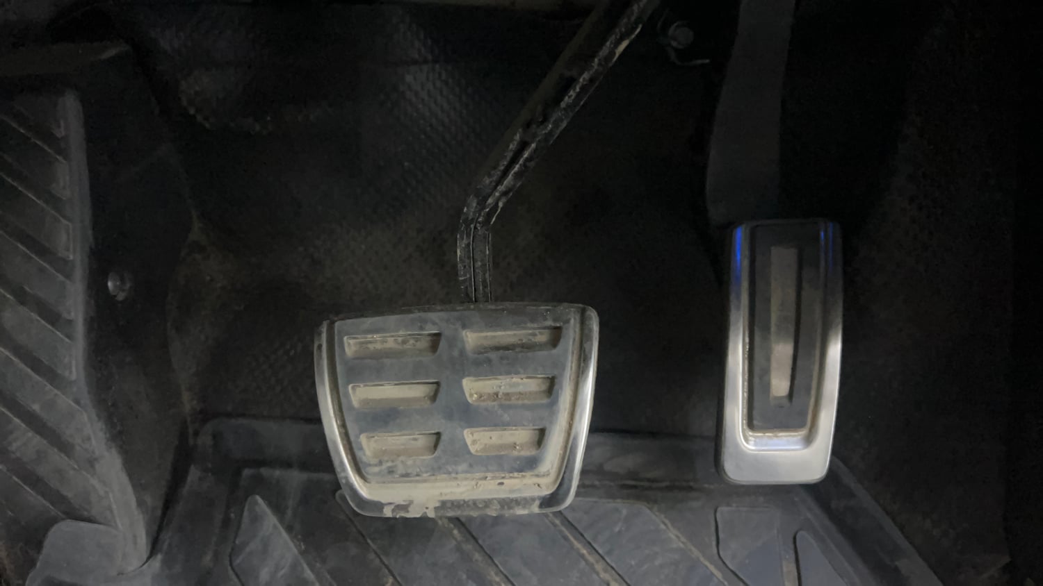 Used 2022 Volkswagen Taigun GT Plus 1.5 TSI DSG Petrol Automatic interior PEDALS VIEW