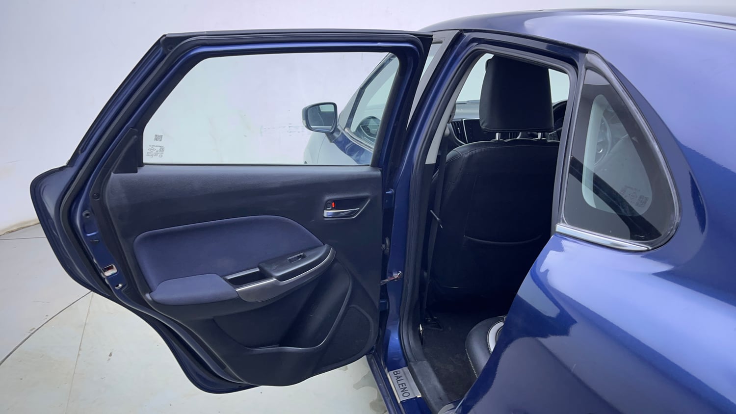 Used 2020 Maruti Suzuki Baleno Zeta Petrol Manual interior LEFT REAR DOOR OPEN VIEW