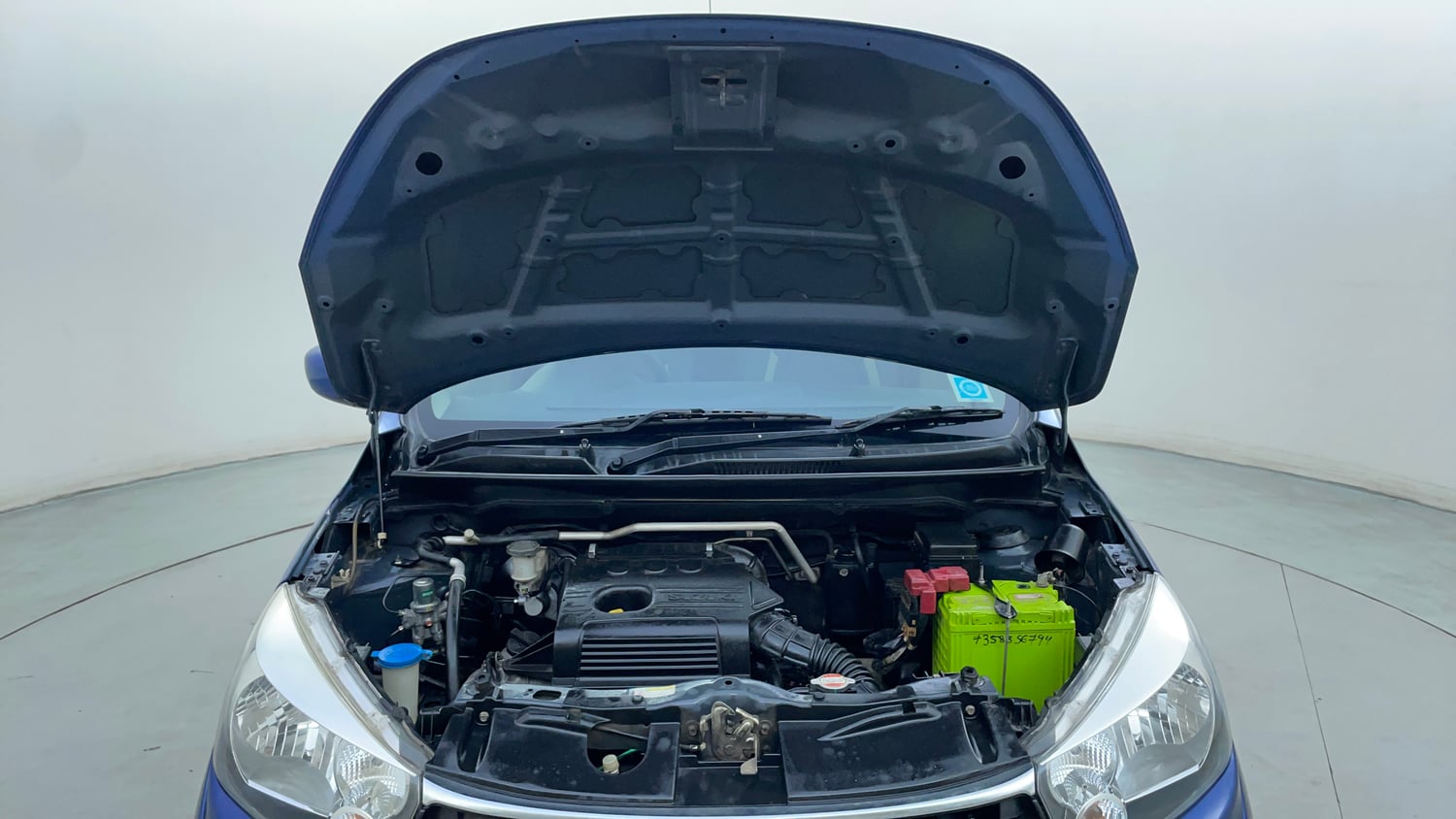 Used 2018 Maruti Suzuki Celerio VXi AMT Petrol Automatic engine ENGINE & BONNET OPEN FRONT VIEW