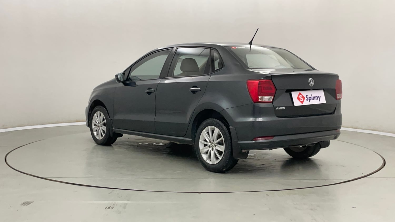 Used 2016 Volkswagen Ameo Highline1.2L (P) Petrol Manual exterior LEFT REAR CORNER VIEW