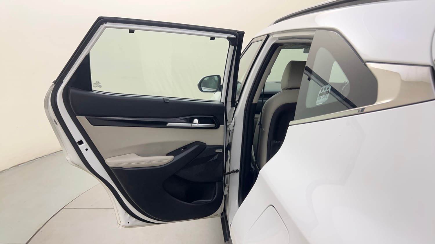 Used 2019 Kia Seltos HTX Plus AT 1.5 Diesel Diesel Automatic interior LEFT REAR DOOR OPEN VIEW