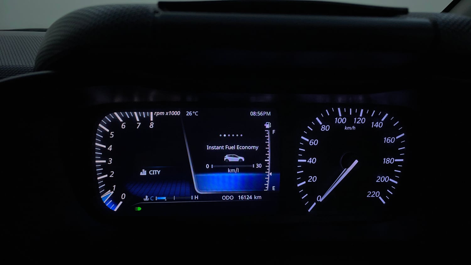 Used 2022 Tata Altroz XZ Plus Petrol Petrol Manual interior CLUSTERMETER VIEW