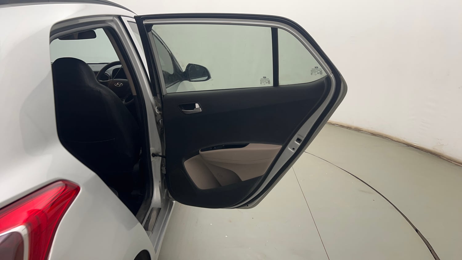 Used 2014 Hyundai Grand i10 Sportz 1.2 Kappa VTVT Petrol Manual interior RIGHT REAR DOOR OPEN VIEW