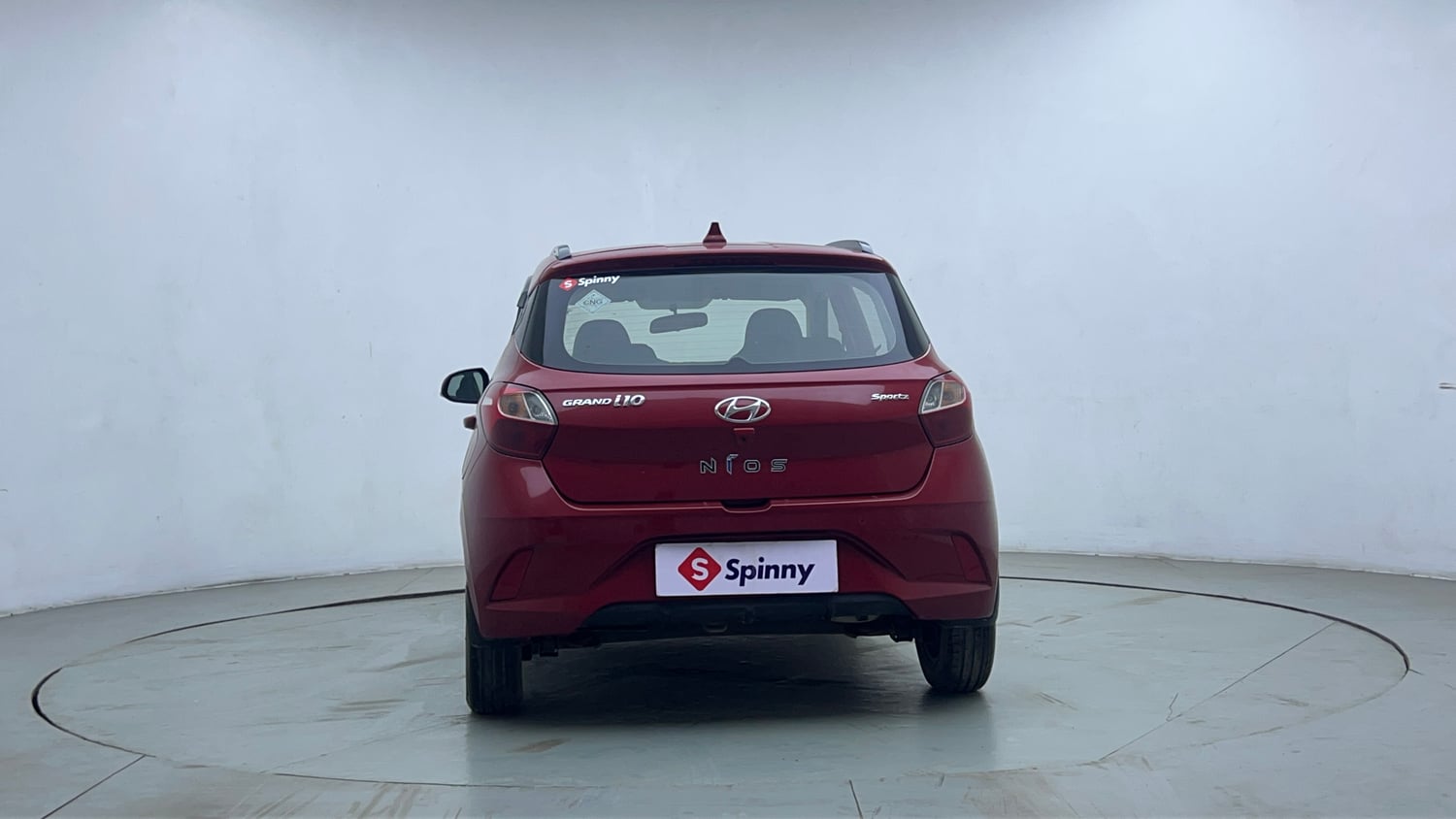 Used 2022 Hyundai Grand i10 Nios Sportz 1.2 Kappa VTVT CNG Cng Manual exterior BACK VIEW