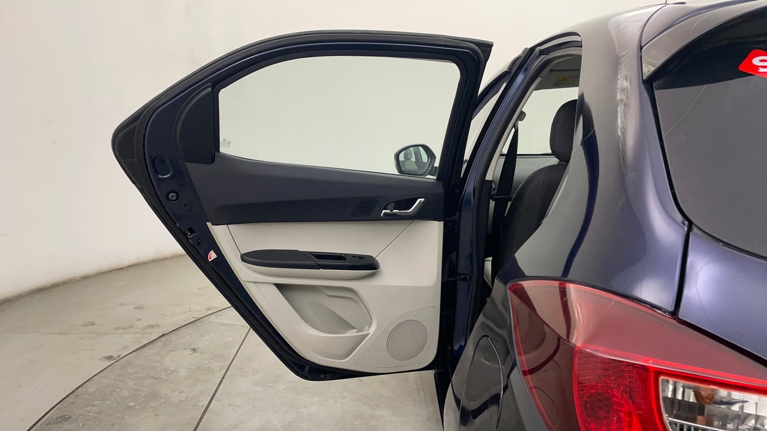 Used 2023 Tata Tiago XZ Plus Petrol Manual interior LEFT REAR DOOR OPEN VIEW