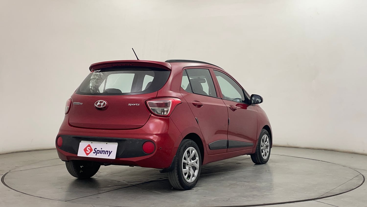 Used 2018 Hyundai Grand i10 Sportz 1.2 Kappa VTVT Petrol Manual exterior RIGHT REAR CORNER VIEW