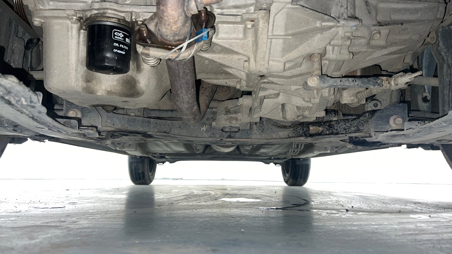 Used 2020 Maruti Suzuki Baleno Delta Petrol Manual extra FRONT LEFT UNDERBODY VIEW