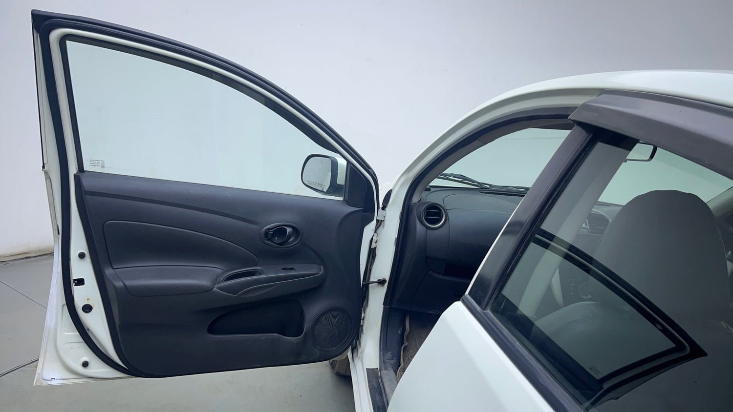 Used 2018 Nissan Sunny XL D Diesel Manual interior LEFT FRONT DOOR OPEN VIEW