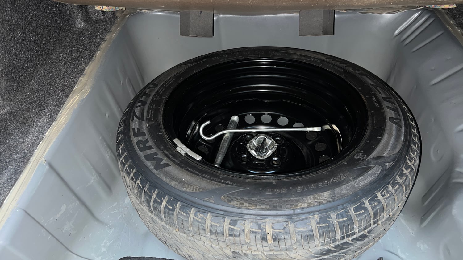 Used 2022 Honda City ZX CVT Petrol Petrol Automatic tyres SPARE TYRE VIEW