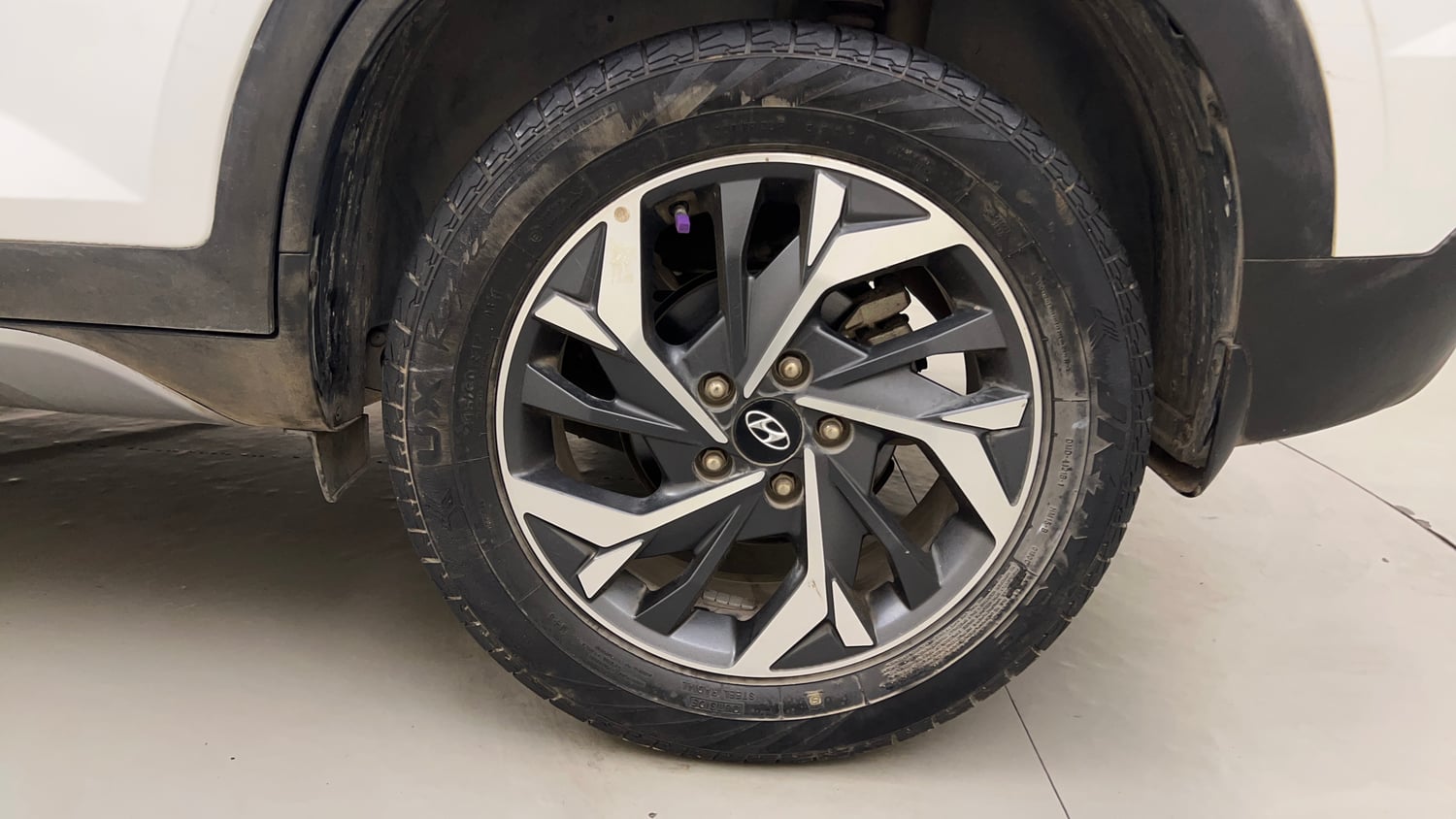 Used 2021 Hyundai Creta SX (O) 1.5 Diesel Automatic Diesel Automatic tyres LEFT REAR TYRE RIM VIEW