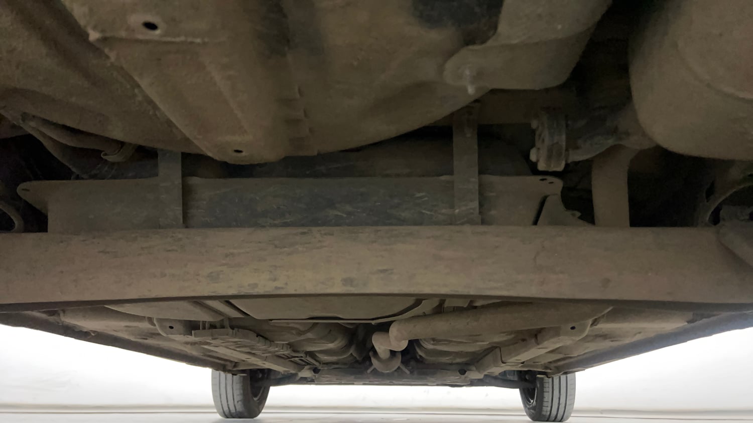 Used 2024 Hyundai Exter S 1.2 MT Petrol Manual extra REAR UNDERBODY VIEW (TAKEN FROM REAR)