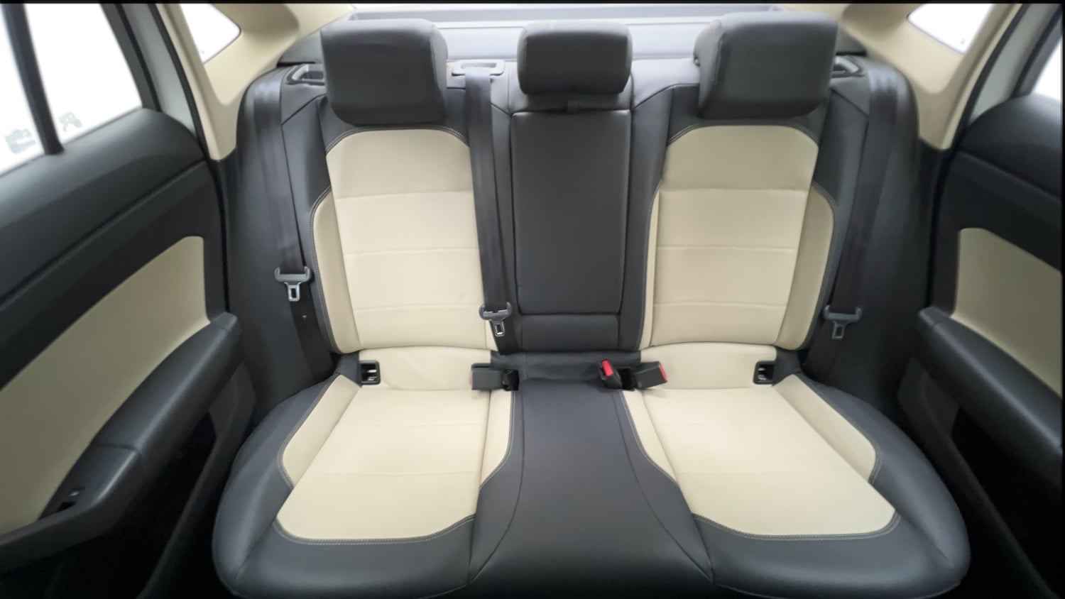 Used 2023 Skoda Slavia Style 1.0L TSI MT Petrol Manual interior REAR SEAT CONDITION VIEW