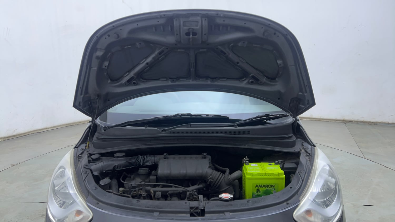 Used 2012 Hyundai i10 Sportz 1.2 Kappa2 Petrol Manual engine ENGINE & BONNET OPEN FRONT VIEW