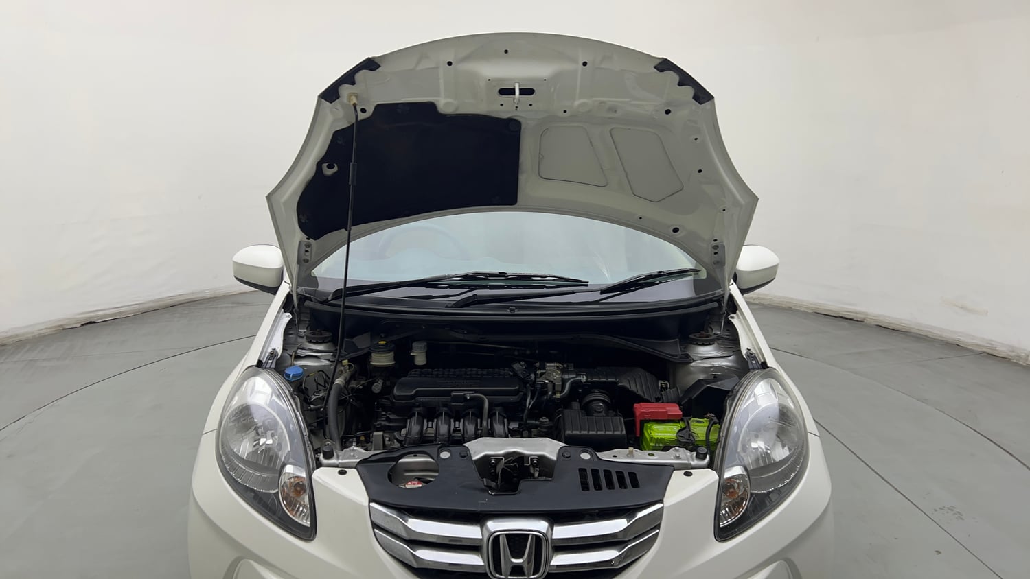 Used 2014 Honda Amaze 1.2 S i-VTEC Petrol Manual engine ENGINE & BONNET OPEN FRONT VIEW