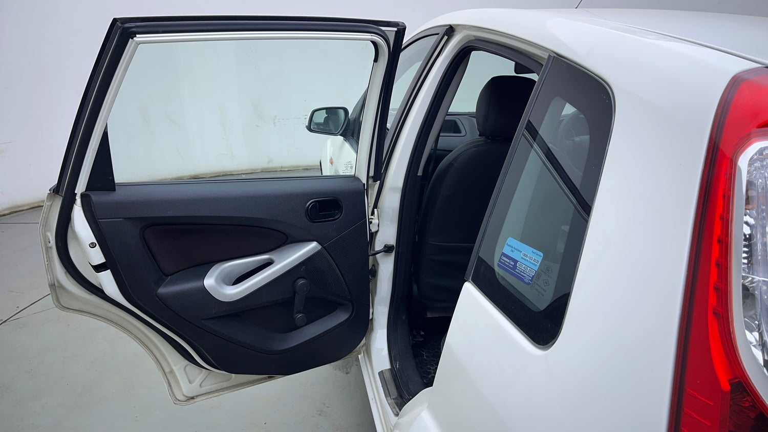 Used 2012 Ford Figo Duratorq Diesel ZXI 1.4 Diesel Manual interior LEFT REAR DOOR OPEN VIEW