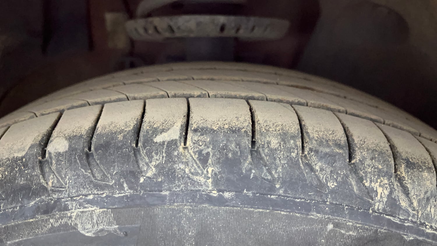 Used 2021 Skoda Rapid Style Petrol Manual tyres RIGHT FRONT TYRE TREAD VIEW
