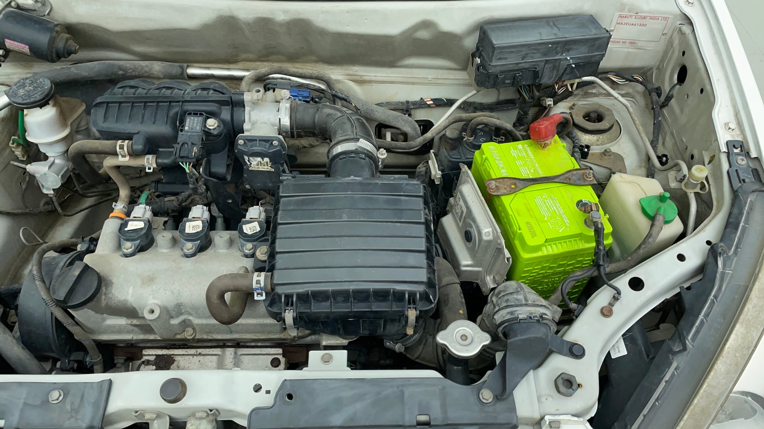 Used 2018 Maruti Suzuki Alto 800 VXi Petrol Manual engine ENGINE LEFT SIDE VIEW