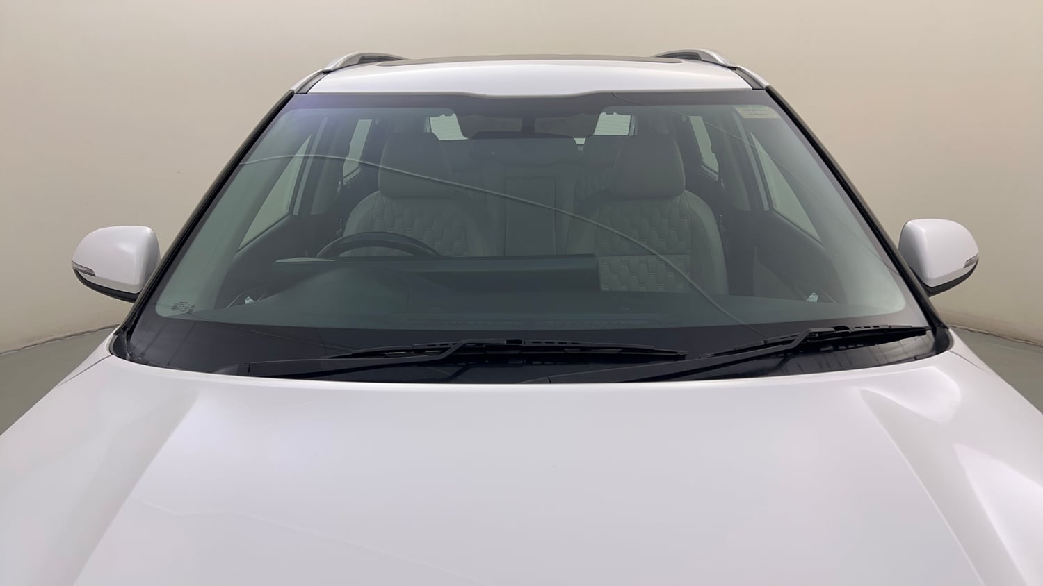 Used 2019 Kia Seltos HTX Plus AT 1.5 Diesel Diesel Automatic exterior FRONT WINDSHIELD VIEW