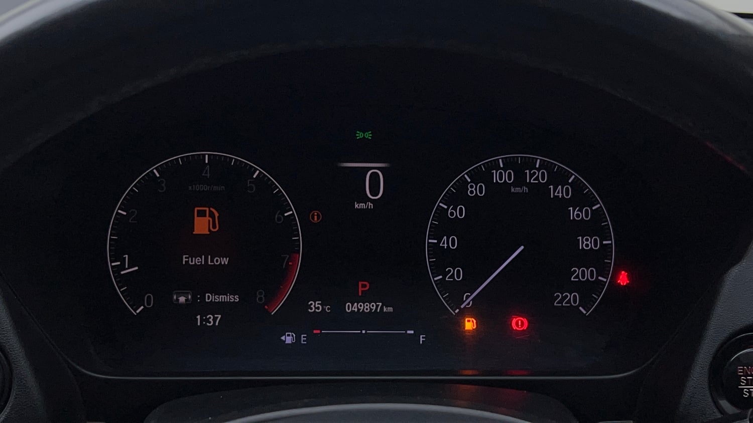 Used 2022 Honda City ZX CVT Petrol Petrol Automatic interior CLUSTERMETER VIEW