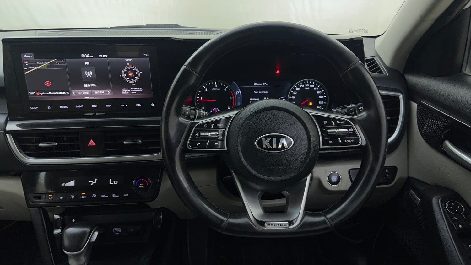 Used 2019 Kia Seltos HTX Plus AT 1.5 Diesel Diesel Automatic interior STEERING VIEW