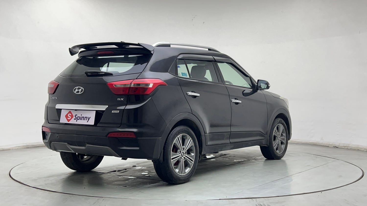 Used 2017 Hyundai Creta 1.6 SX Plus AT Petrol Petrol Automatic exterior RIGHT REAR CORNER VIEW