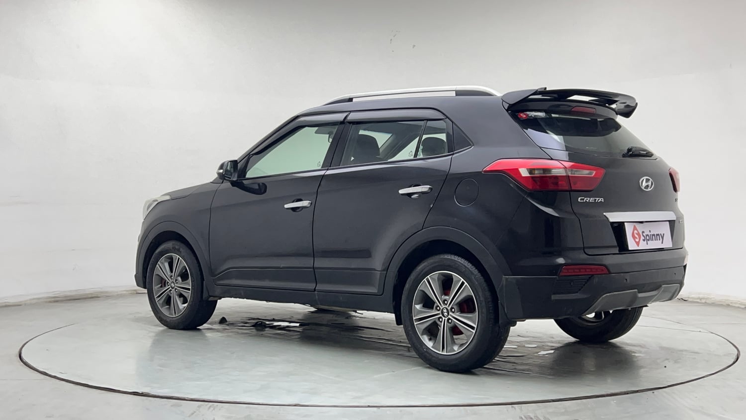 Used 2017 Hyundai Creta 1.6 SX Plus AT Petrol Petrol Automatic exterior LEFT REAR CORNER VIEW