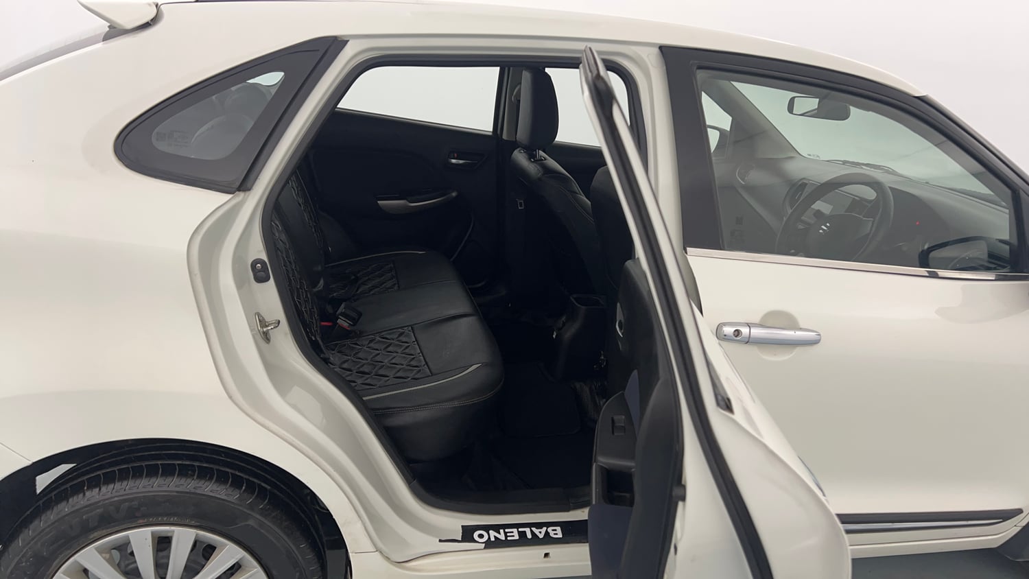 Used 2020 Maruti Suzuki Baleno Delta Petrol Manual interior RIGHT SIDE REAR DOOR CABIN VIEW