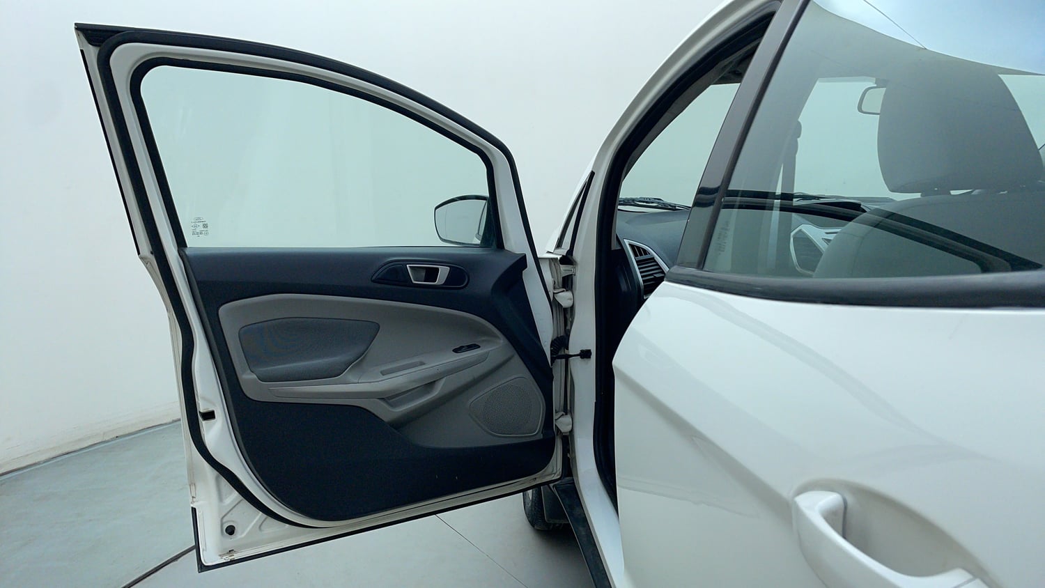 Used 2013 Ford EcoSport Titanium 1.5 Ti-VCT Petrol Manual interior LEFT FRONT DOOR OPEN VIEW