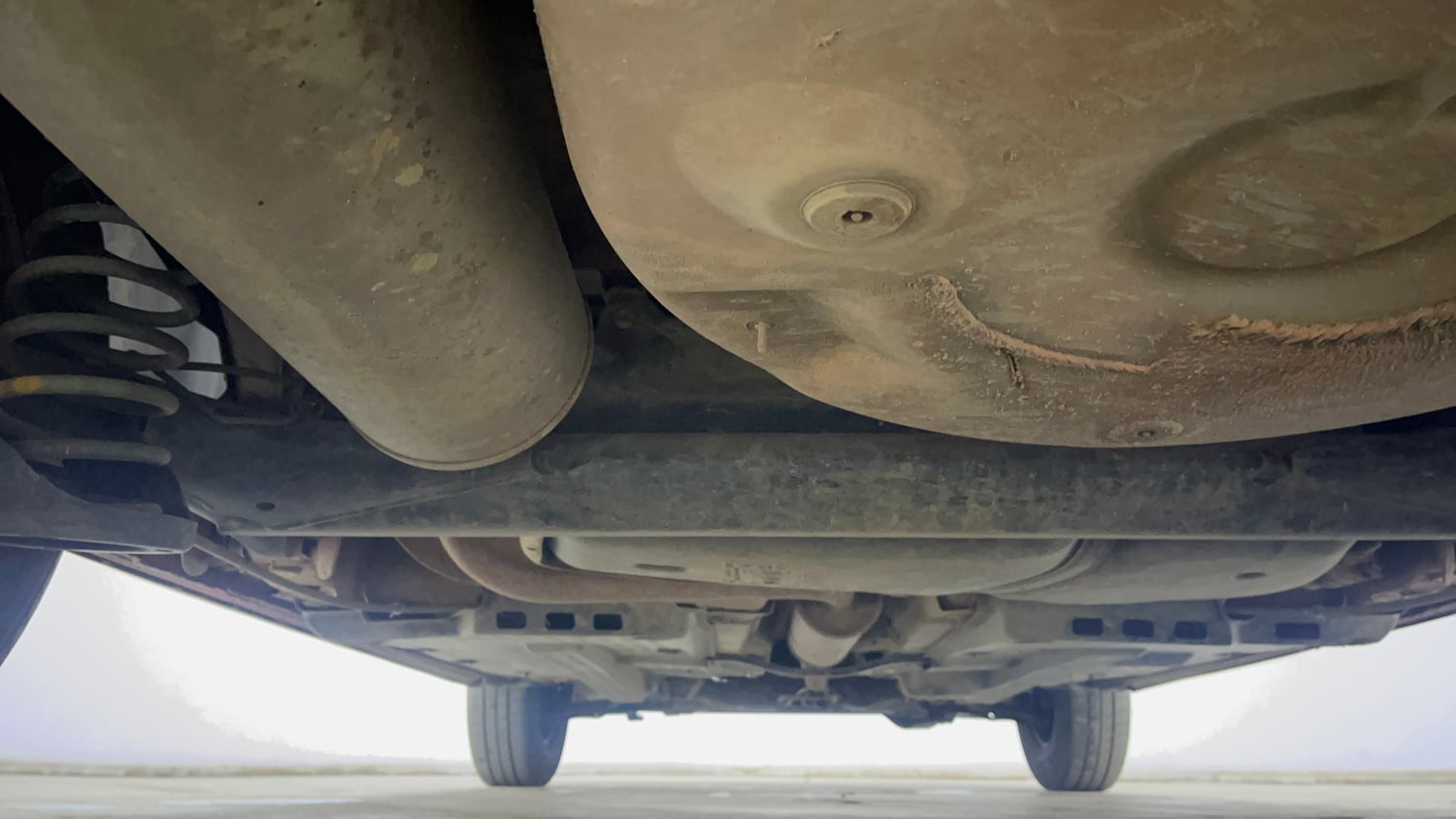 Used 2019 Volkswagen Polo Trendline 1.0L (P) Petrol Manual extra REAR UNDERBODY VIEW (TAKEN FROM REAR)
