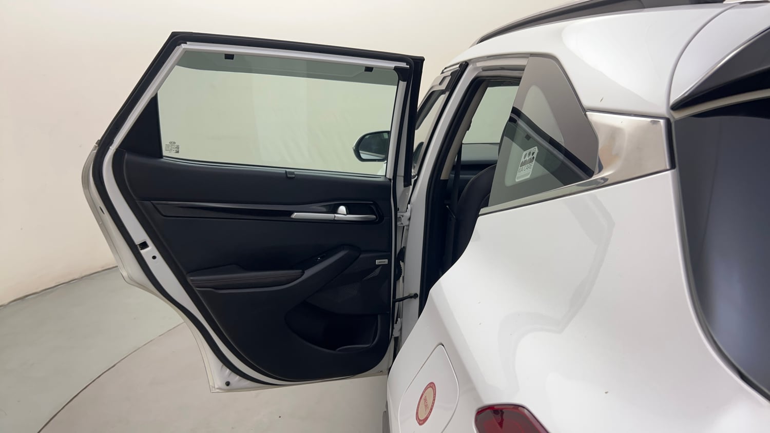 Used 2021 Kia Seltos GTX Plus AT 1.5 Diesel Diesel Automatic interior LEFT REAR DOOR OPEN VIEW