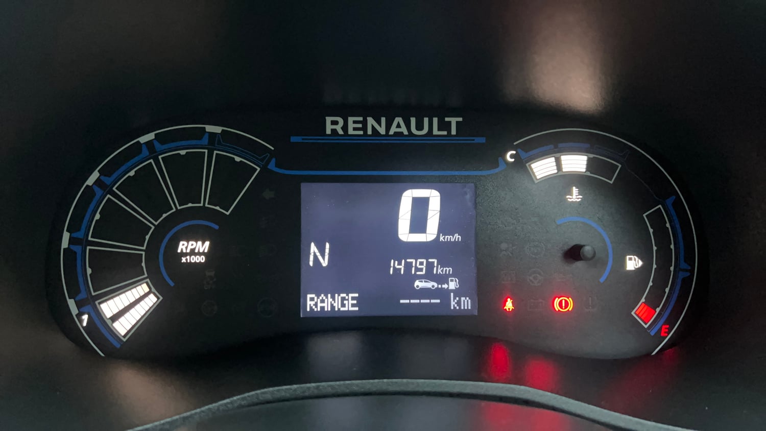 Used 2023 Renault Kwid CLIMBER AMT Petrol Automatic interior CLUSTERMETER VIEW