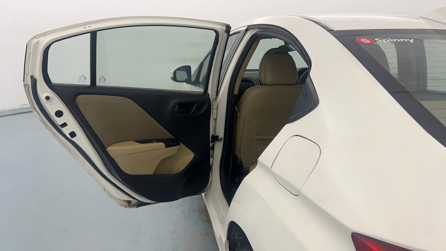 Used 2016 Honda City SV CVT Petrol Automatic interior LEFT REAR DOOR OPEN VIEW