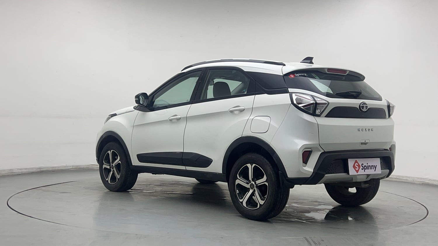 Used 2022 Tata Nexon XZA Plus (O) Petrol Automatic exterior LEFT REAR CORNER VIEW