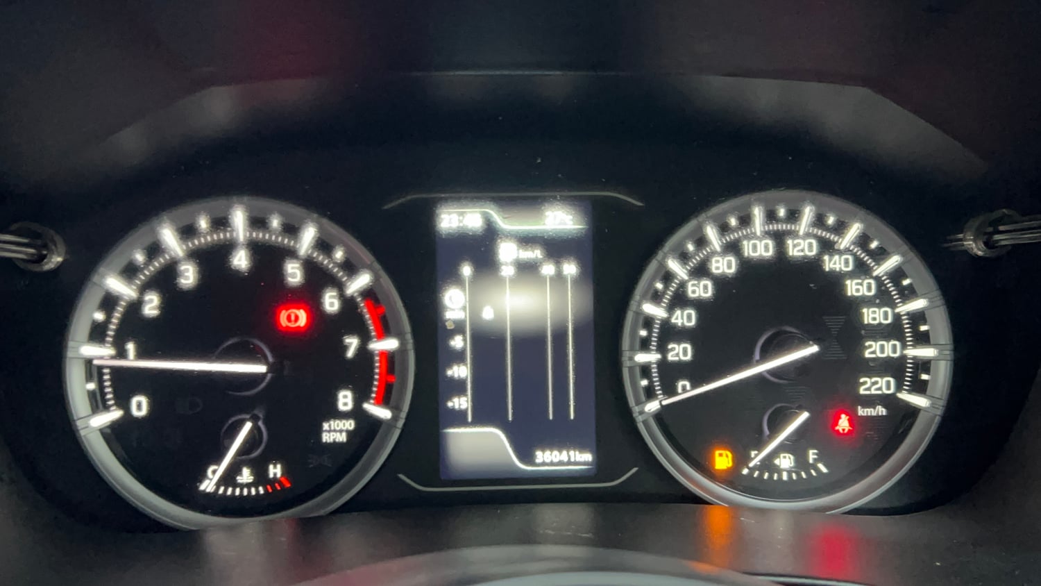 Used 2024 Maruti Suzuki Grand Vitara Delta Smart Hybrid Petrol Manual interior CLUSTERMETER VIEW