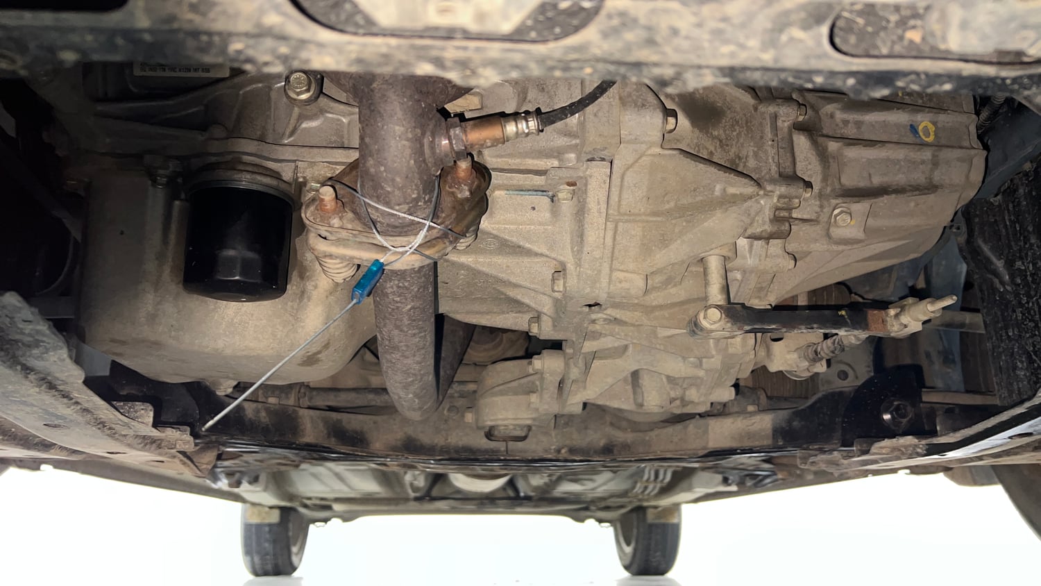 Used 2020 Maruti Suzuki Baleno Delta Petrol Manual extra FRONT LEFT UNDERBODY VIEW