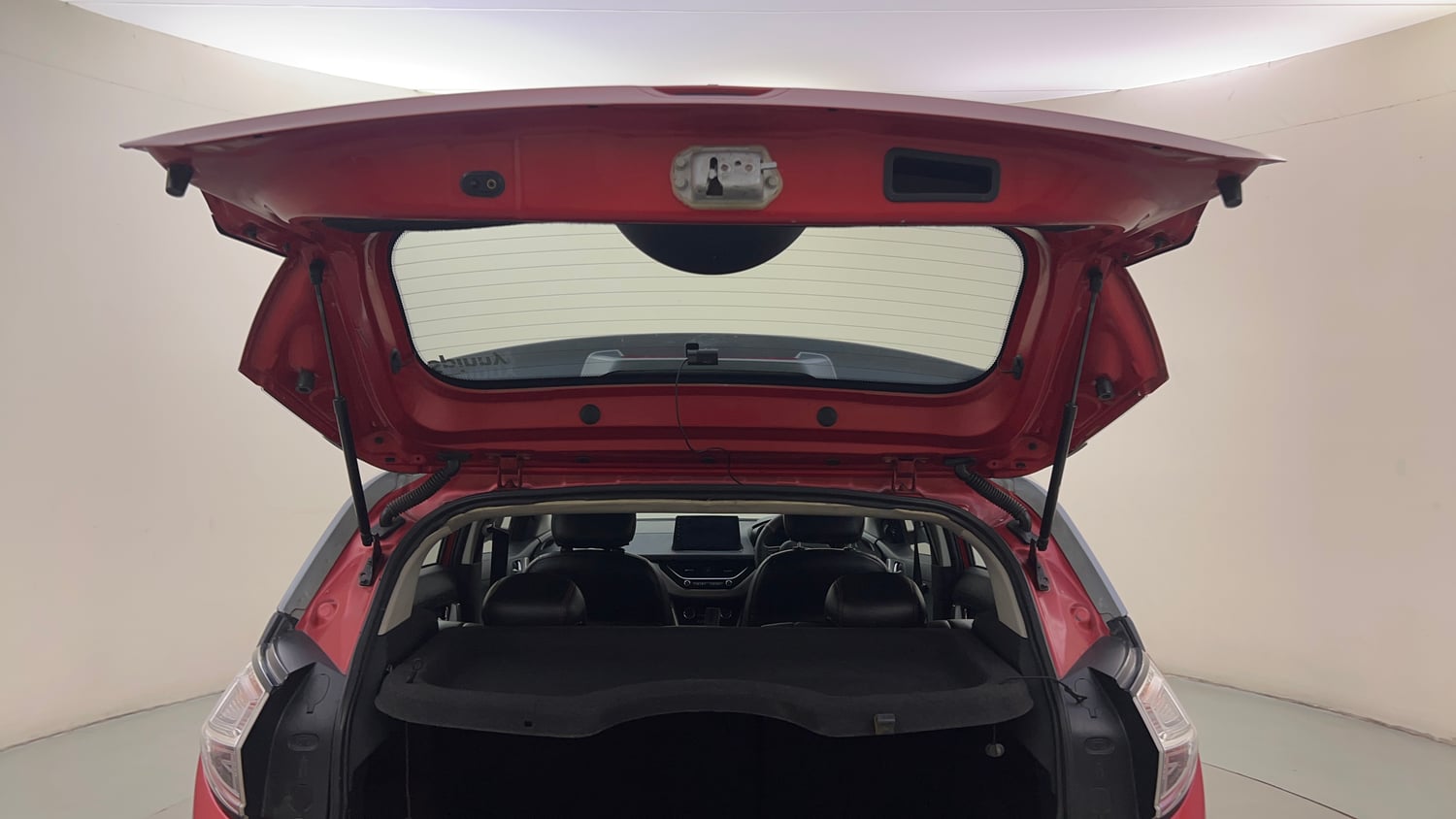 Used 2019 Tata Nexon XZA Plus Petrol Dual Tone Petrol Automatic interior DICKY DOOR OPEN VIEW