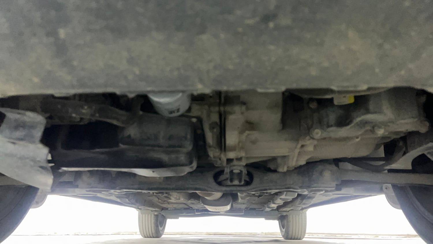 Used 2022 Volkswagen Taigun GT Plus 1.5 TSI DSG Petrol Automatic extra FRONT LEFT UNDERBODY VIEW