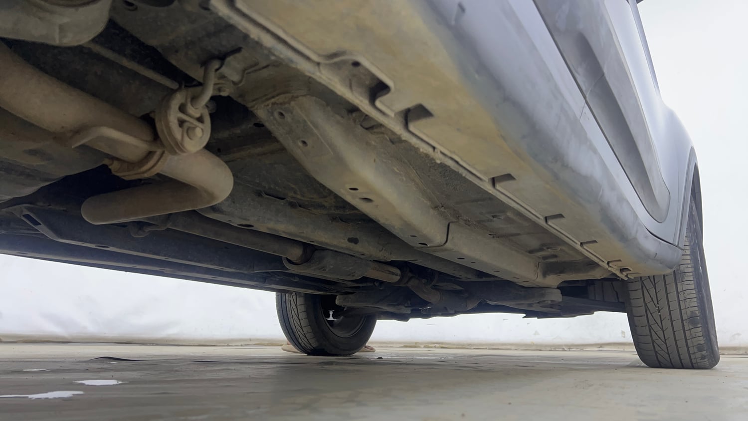 Used 2023 Tata Nexon XZ Plus Diesel Diesel Manual extra REAR RIGHT UNDERBODY VIEW