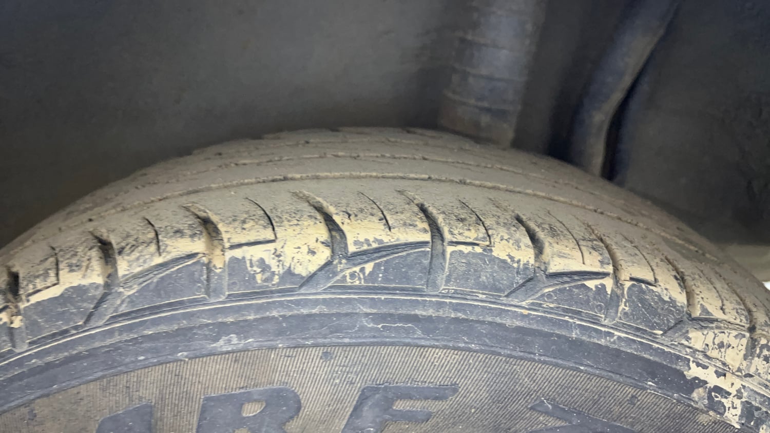 Used 2018 Nissan Sunny XL D Diesel Manual tyres LEFT REAR TYRE TREAD VIEW