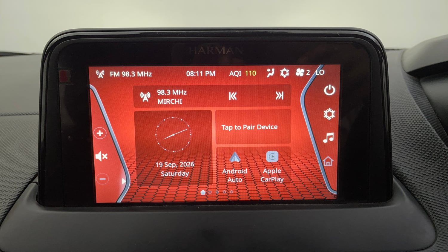 Used 2023 Tata Nexon XZA Plus LUXS Red Dark Edition Petrol Automatic top_features Integrated (in-dash) music system