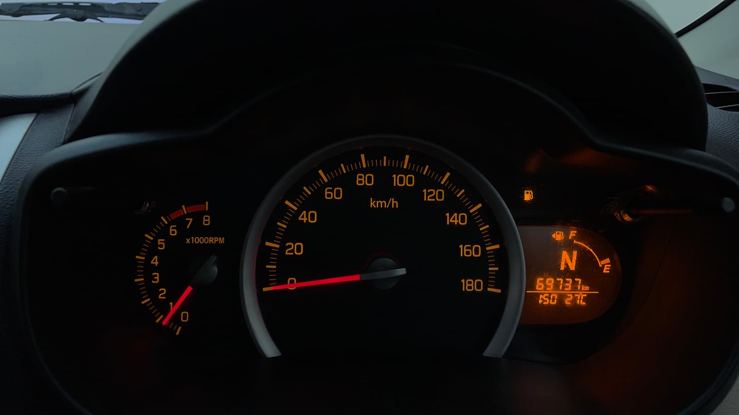 Used 2020 Maruti Suzuki Celerio ZXi AMT Petrol Automatic interior CLUSTERMETER VIEW
