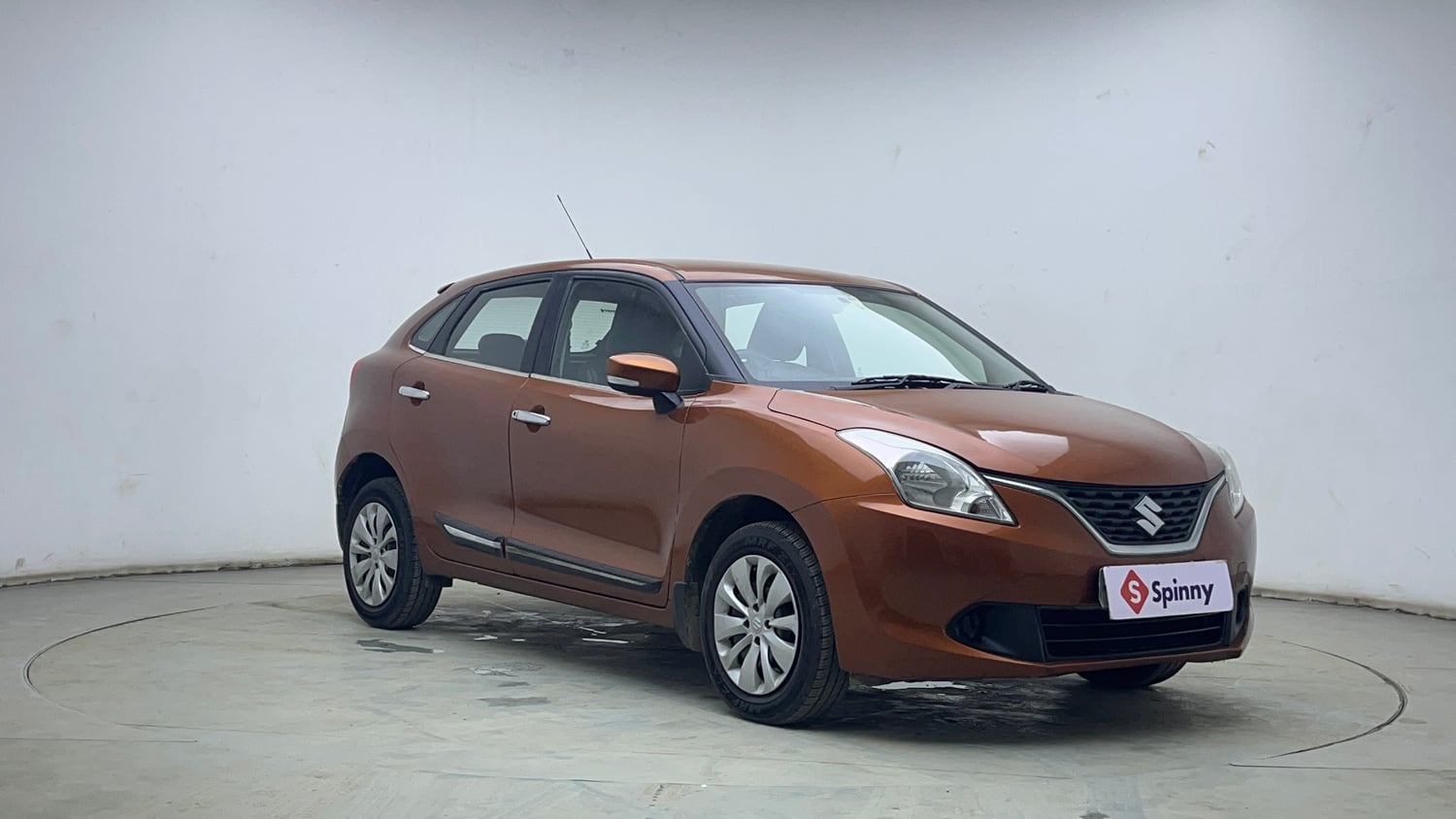 Used 2017 Maruti Suzuki Baleno Delta 1.2 Petrol Manual exterior RIGHT FRONT CORNER VIEW